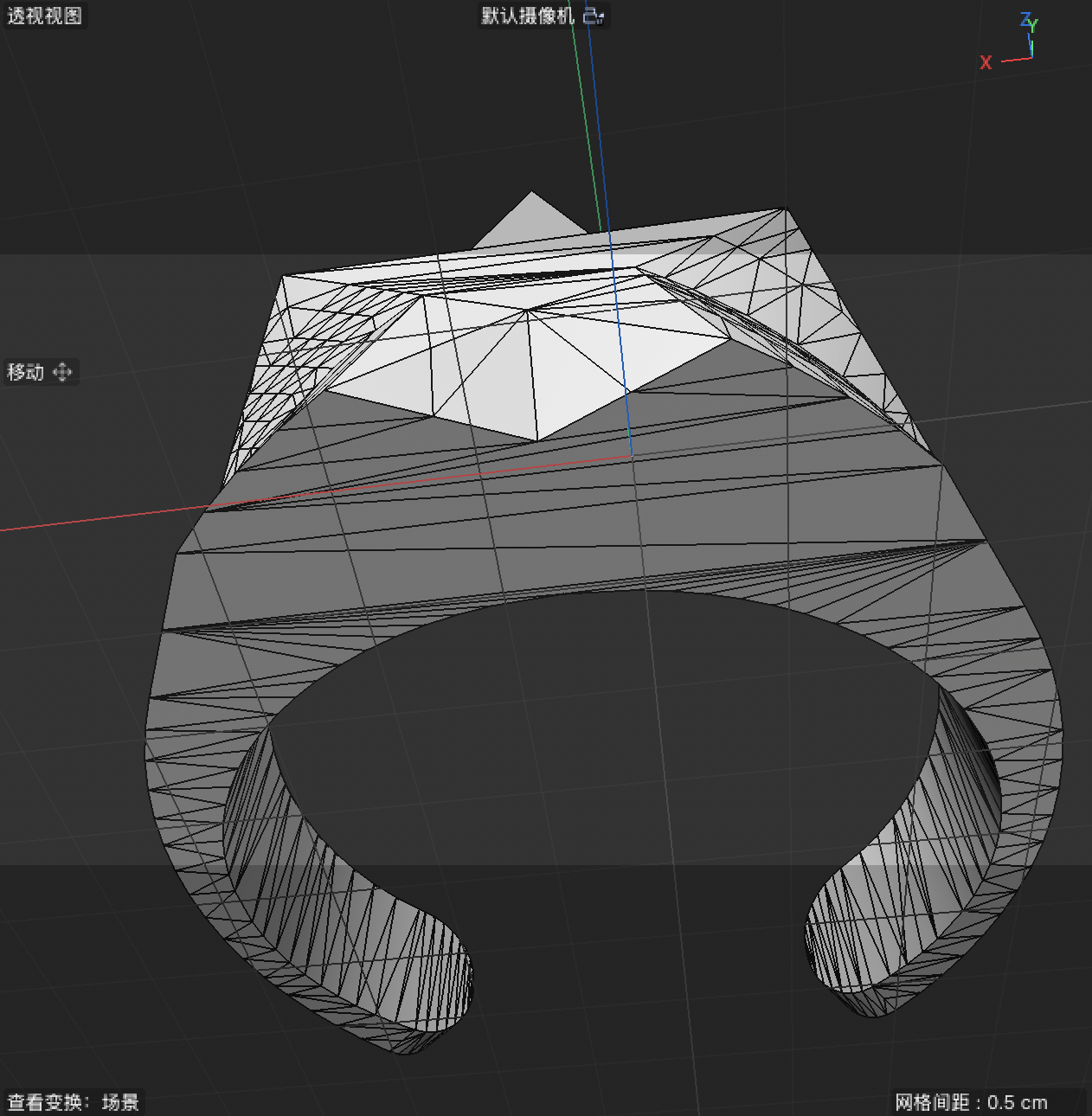 Bottomview of the ring model