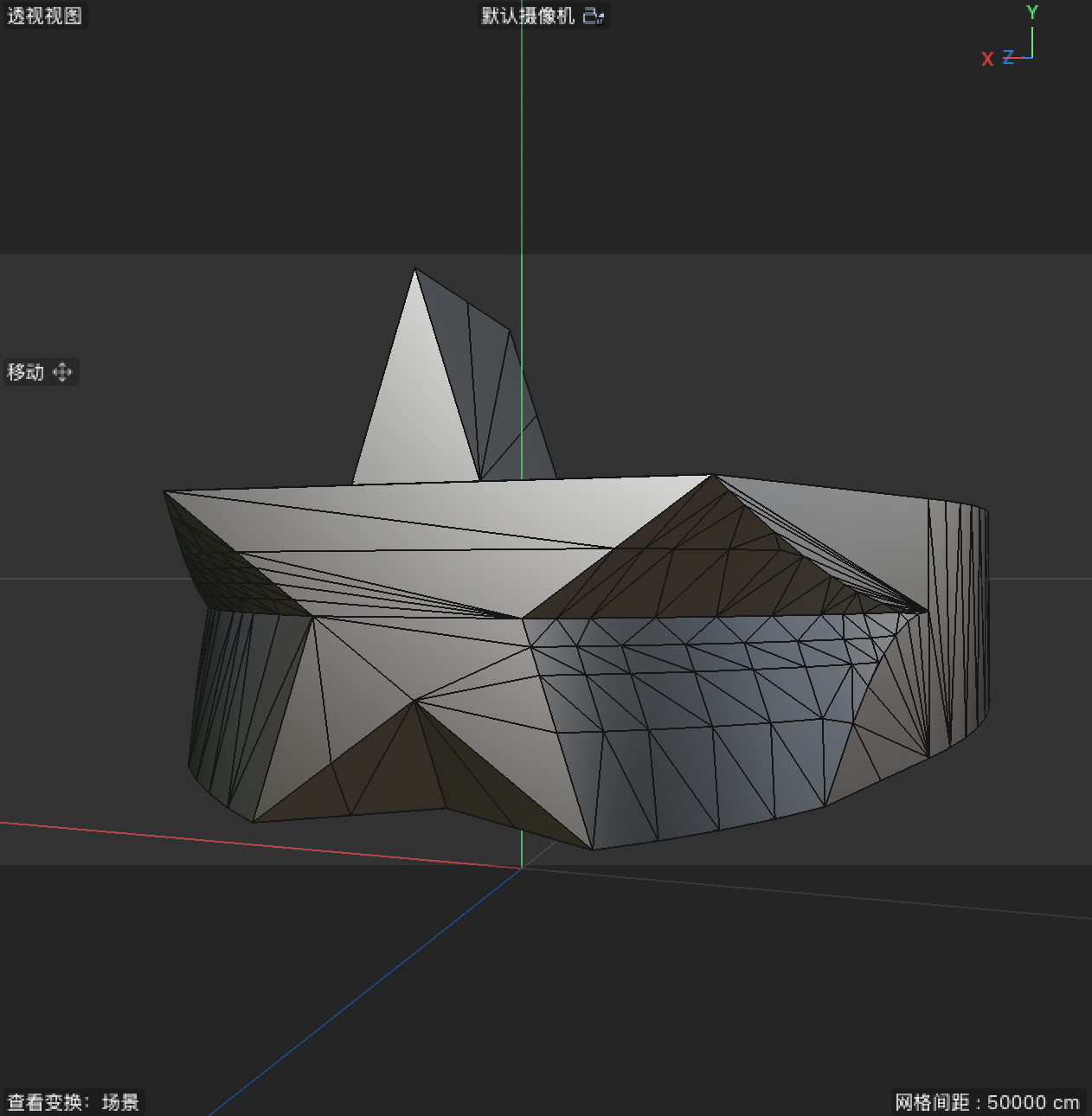 Ring model with added material