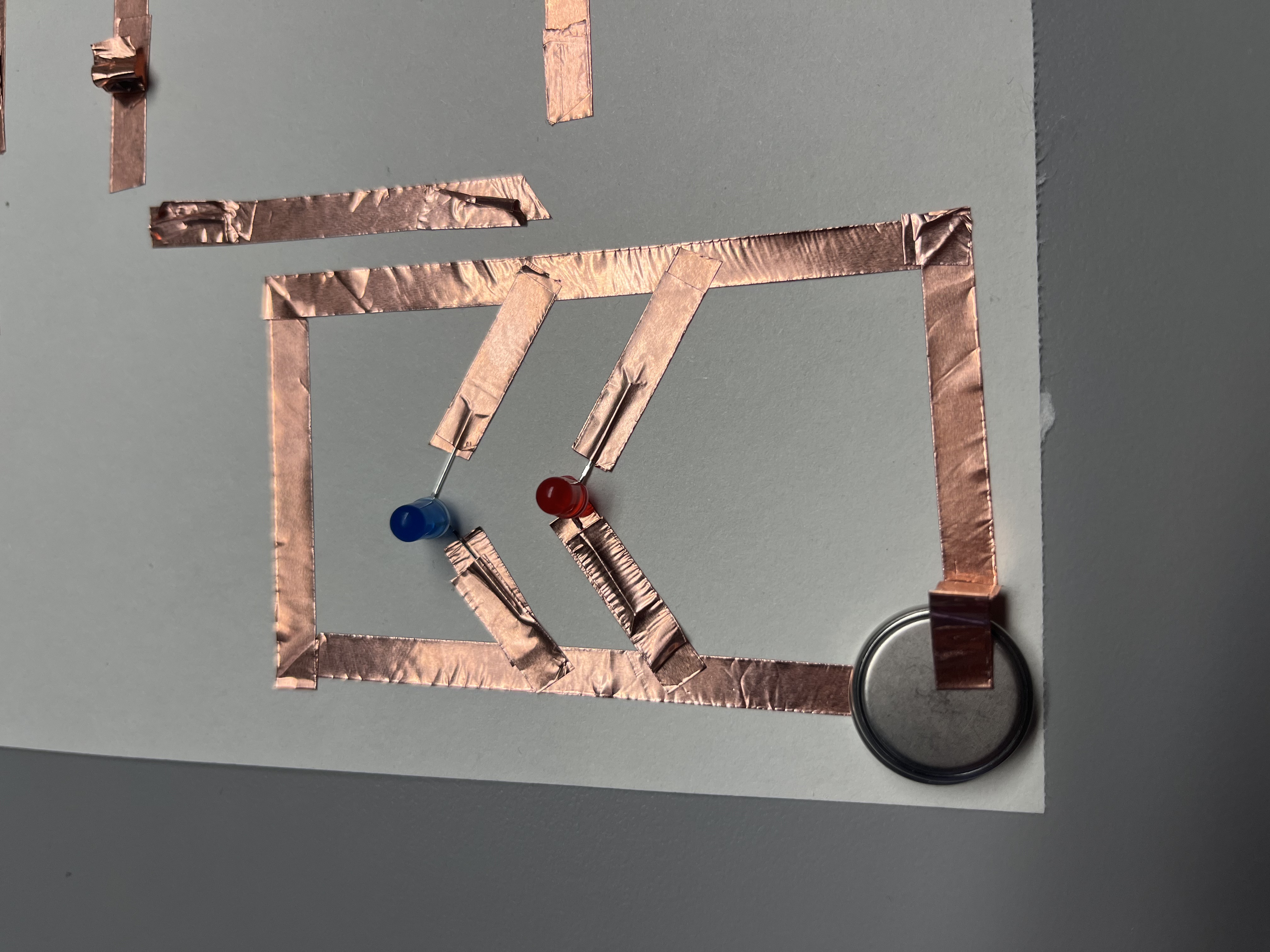 Building a parallel circuit configuration that did not activate.