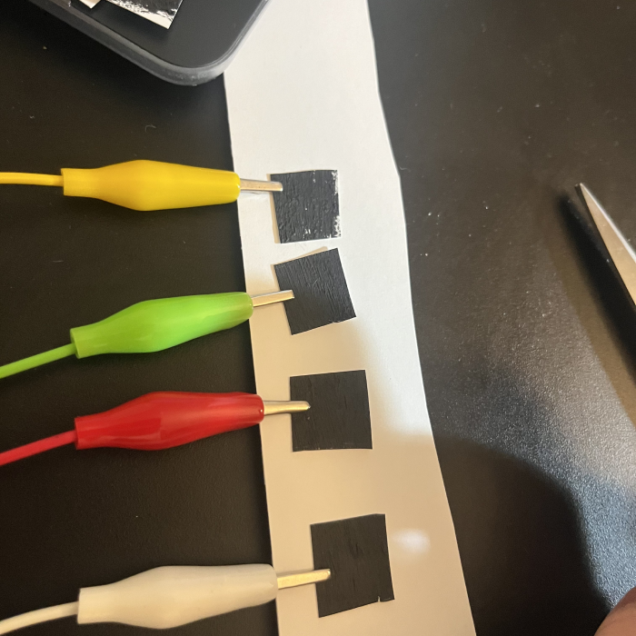 Connecting the touchpads