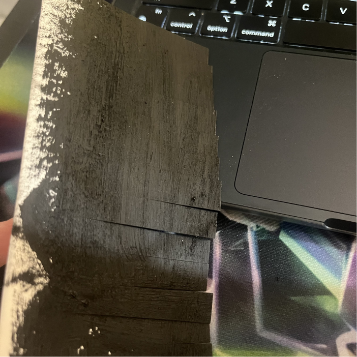 Making a graphite brush