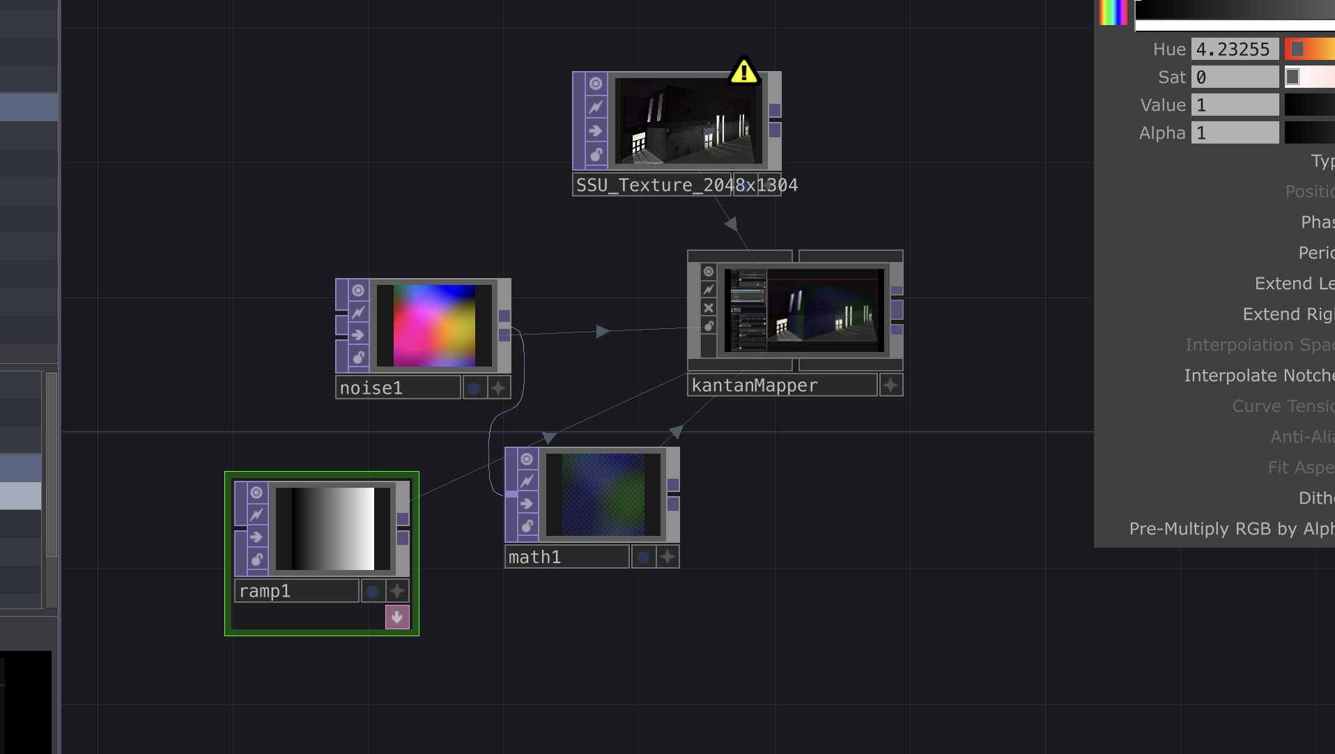 Project files involved in TouchDesigner